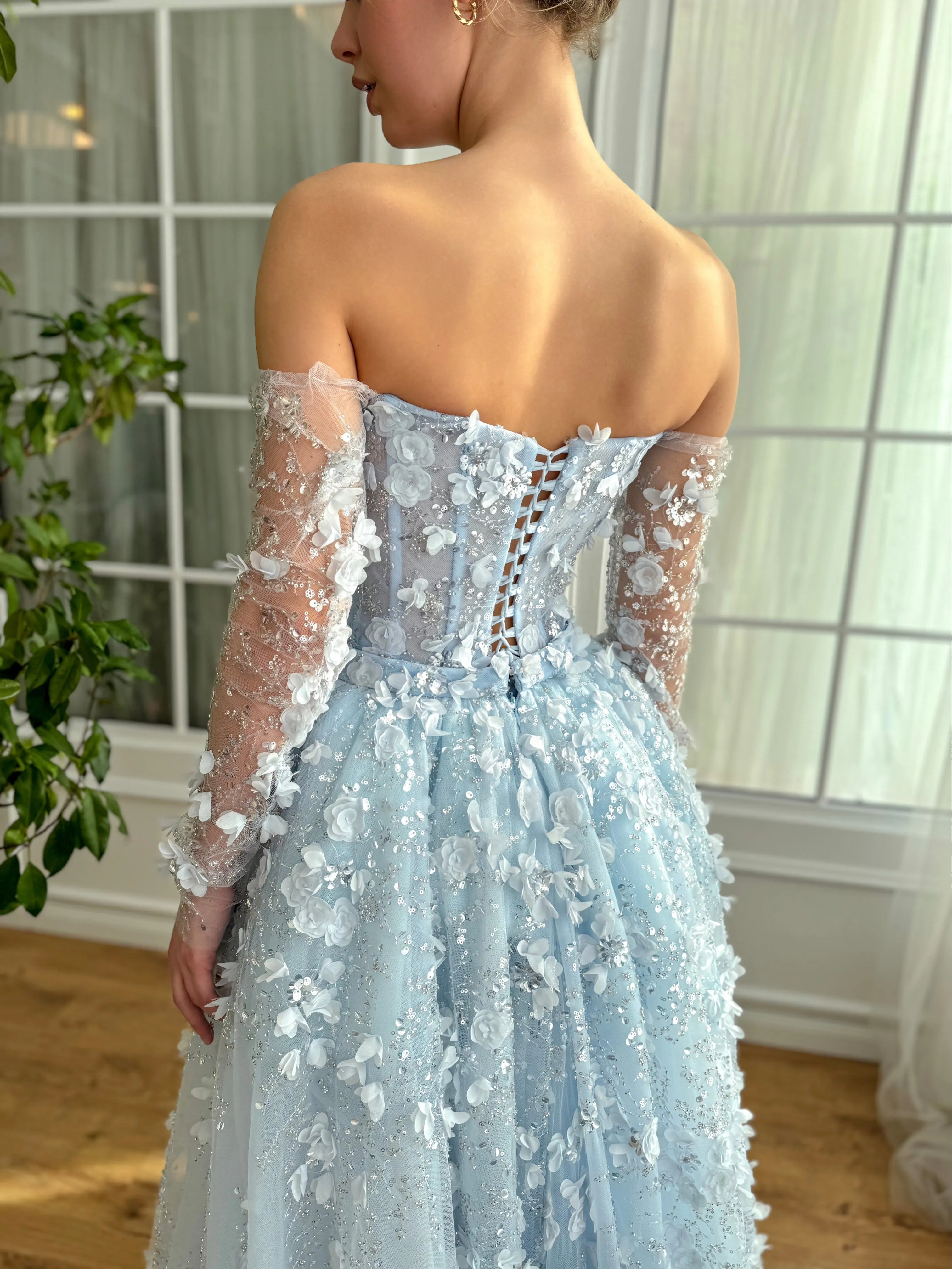 Baby Blue Serenade Gown