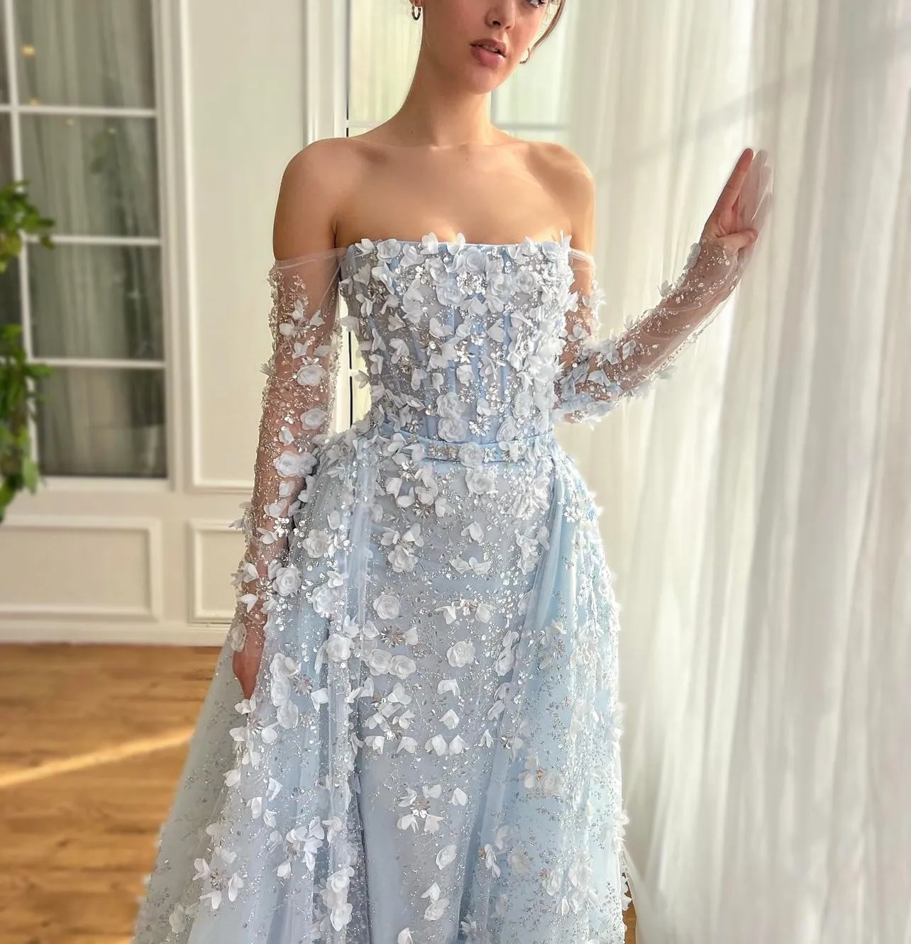 Baby Blue Serenade Gown