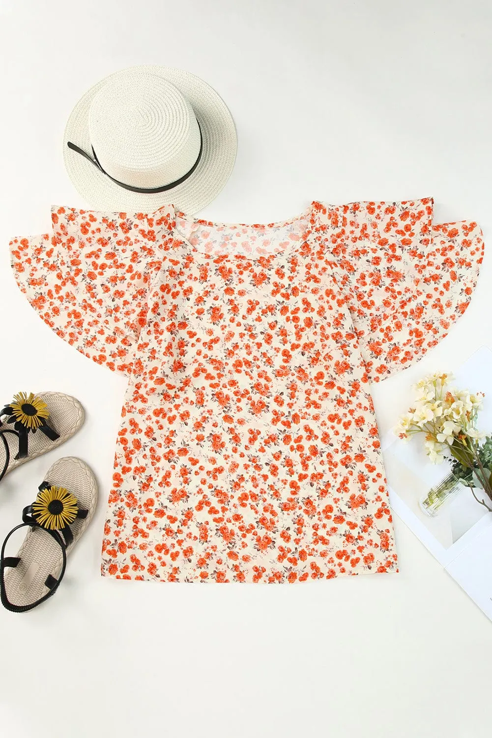 Bohemian Floral Blouse