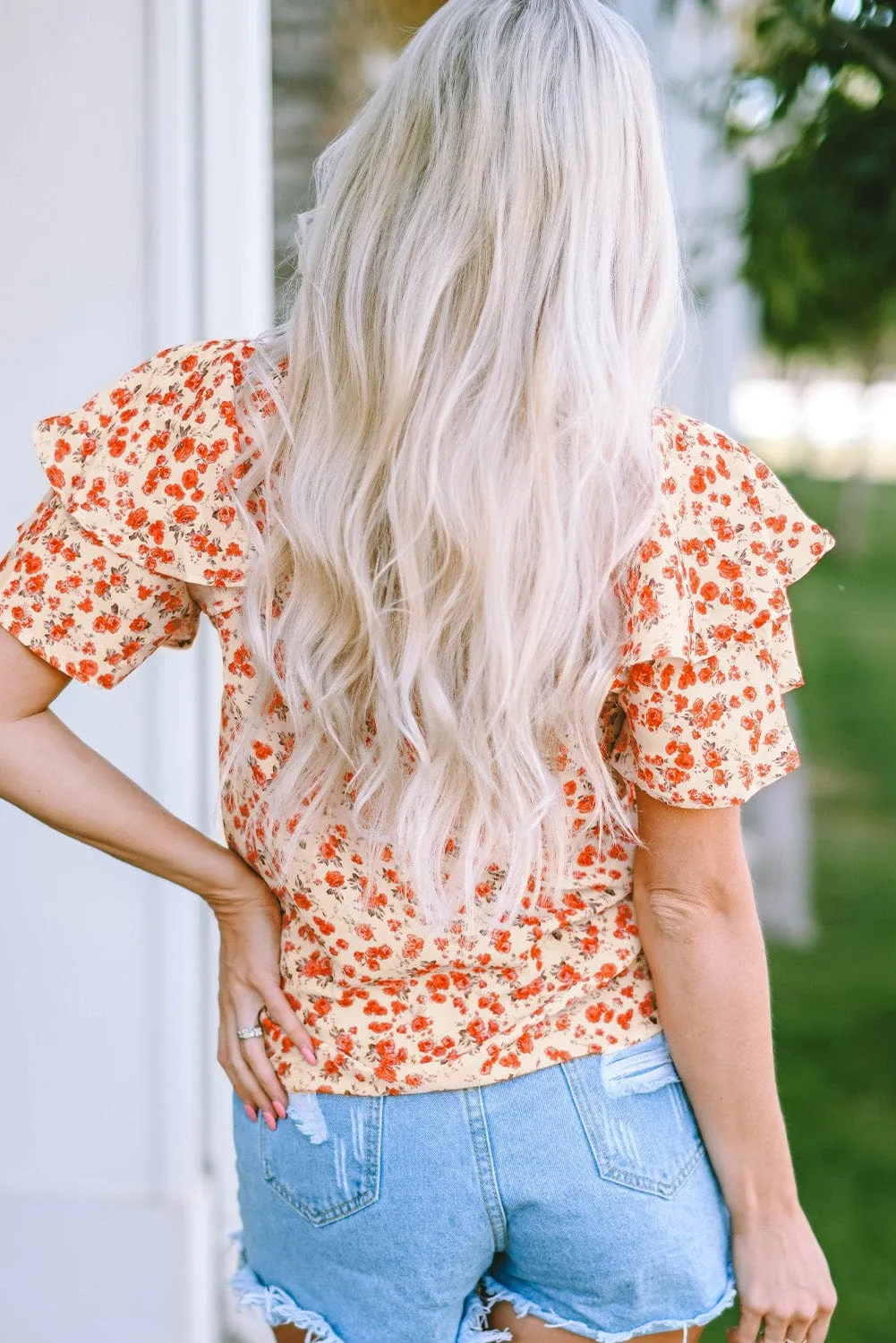 Bohemian Floral Blouse