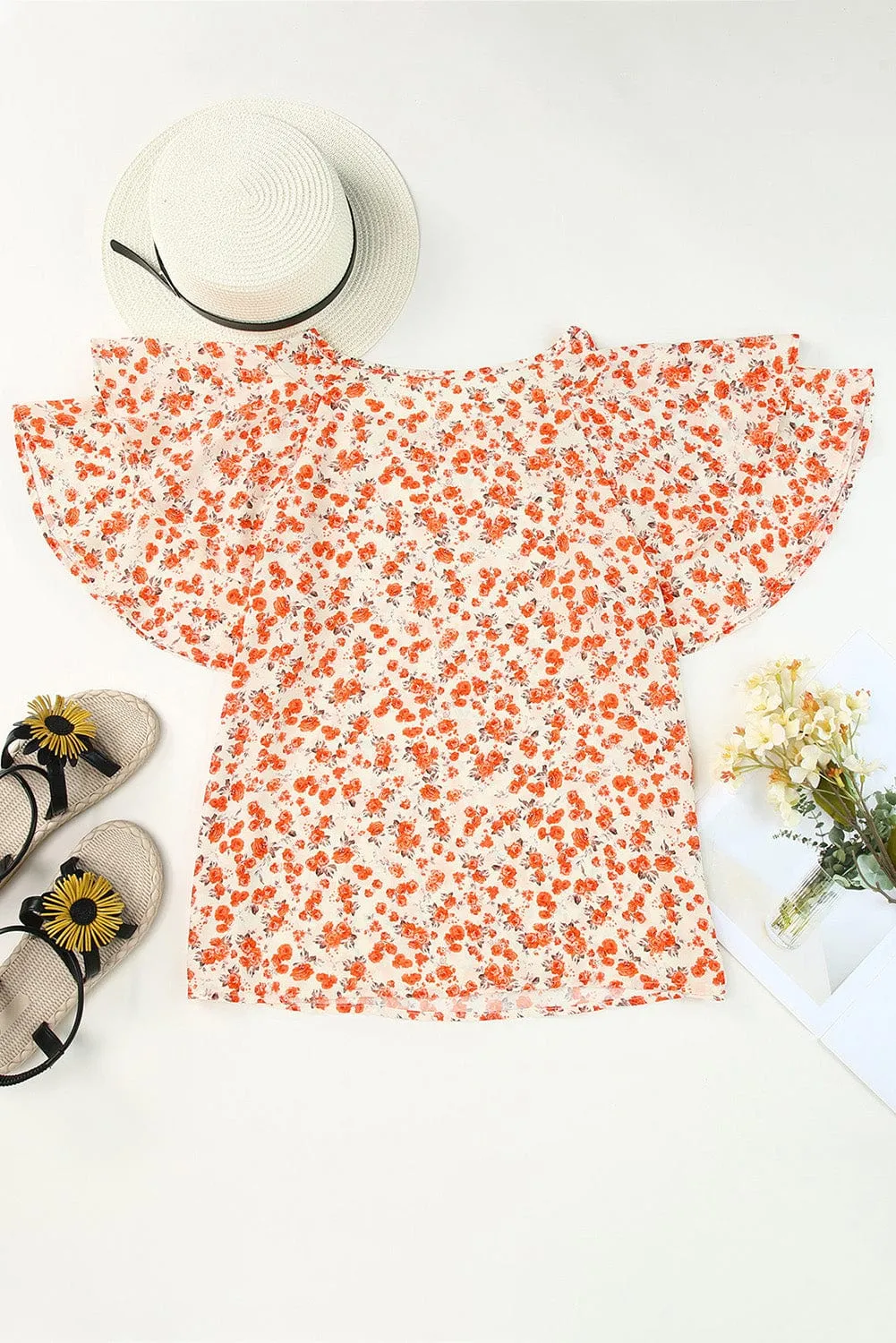 Bohemian Floral Blouse