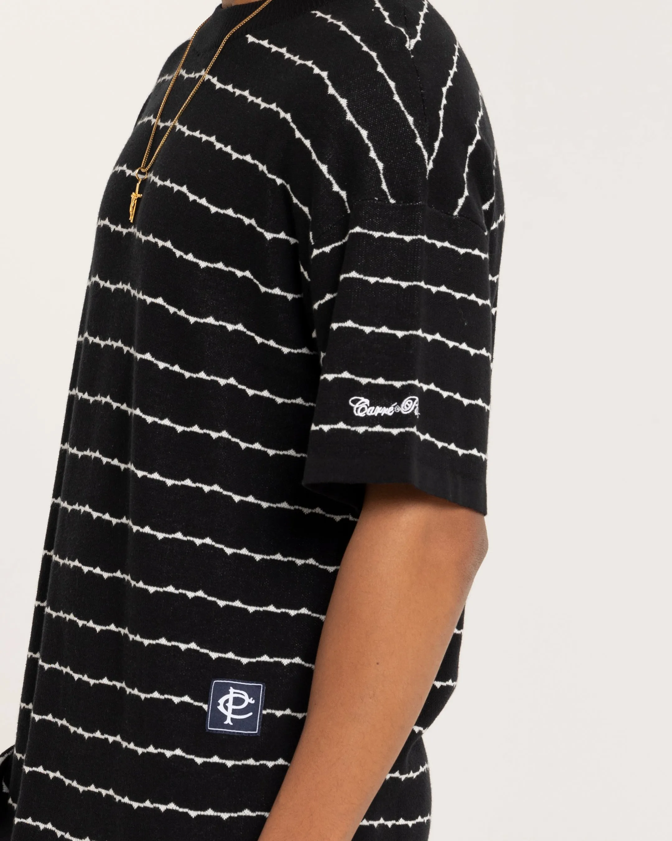 Carre Thorny Oversized T-Shirt Black