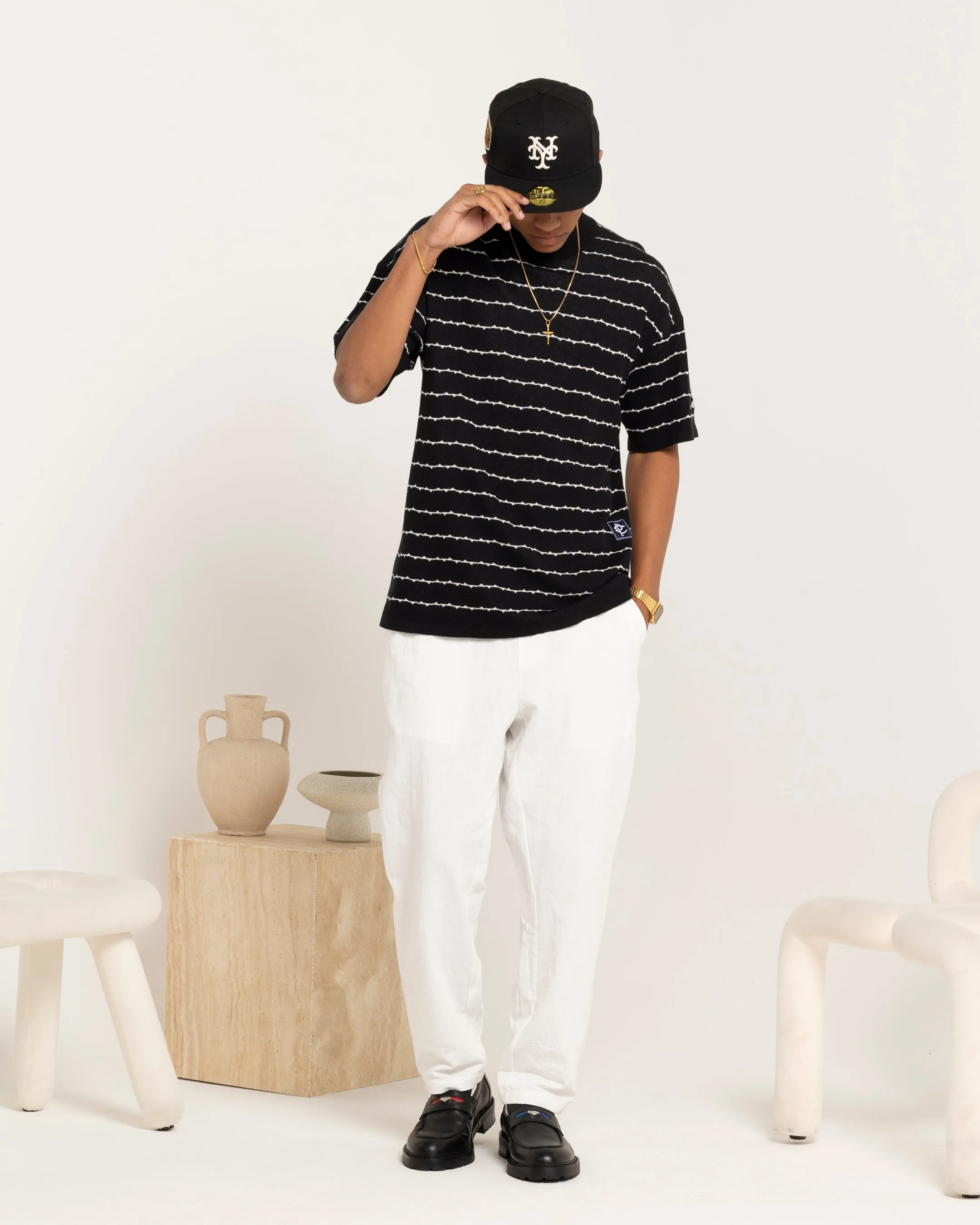 Carre Thorny Oversized T-Shirt Black