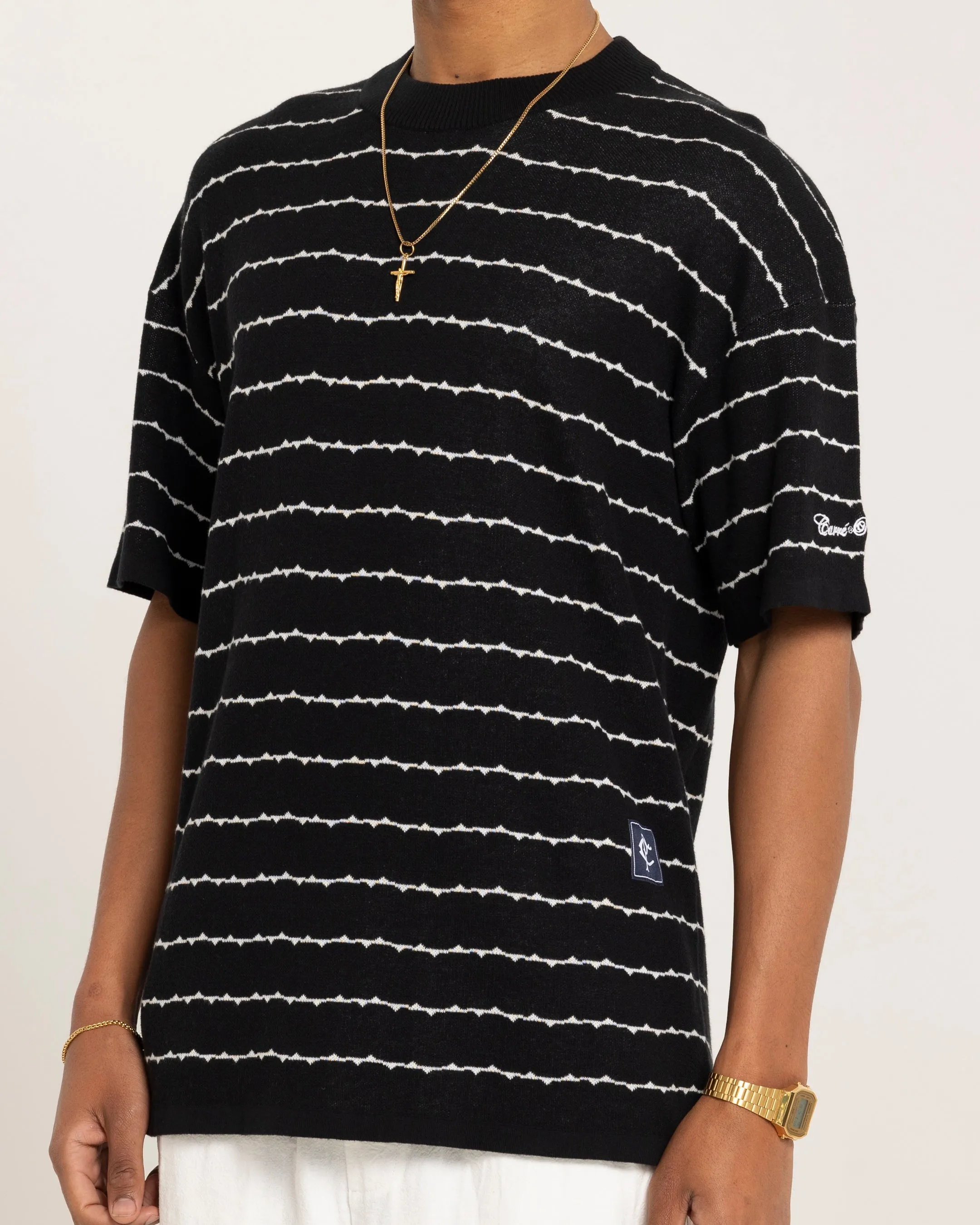 Carre Thorny Oversized T-Shirt Black
