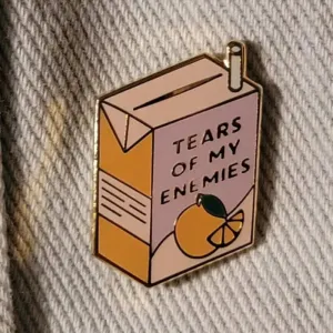 Cartoon Drinks Pattern Enamel Pin for Fashion Accessories