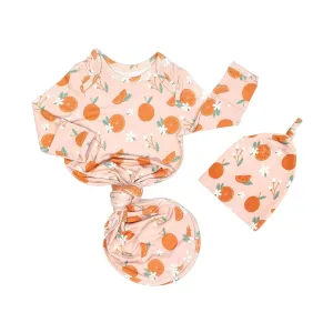 Freshly Squeezed Oranges Bamboo Knotted Gown