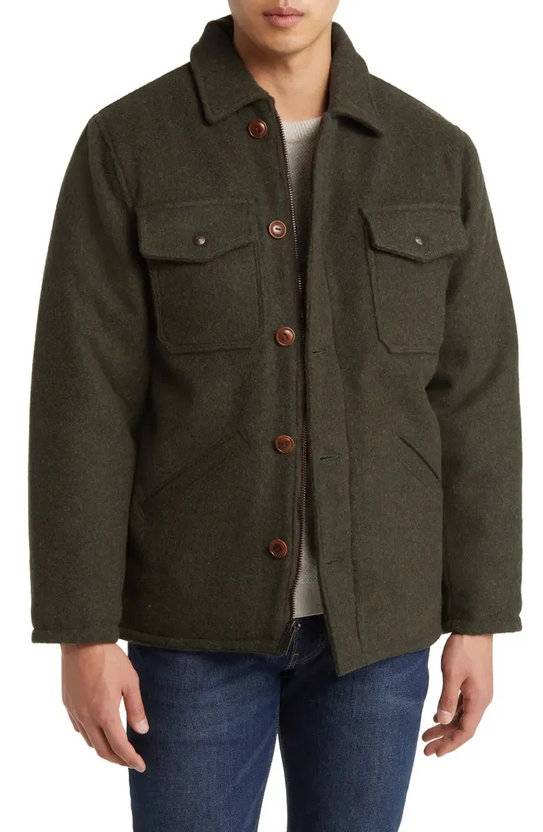 Green Wool Blend Jacket