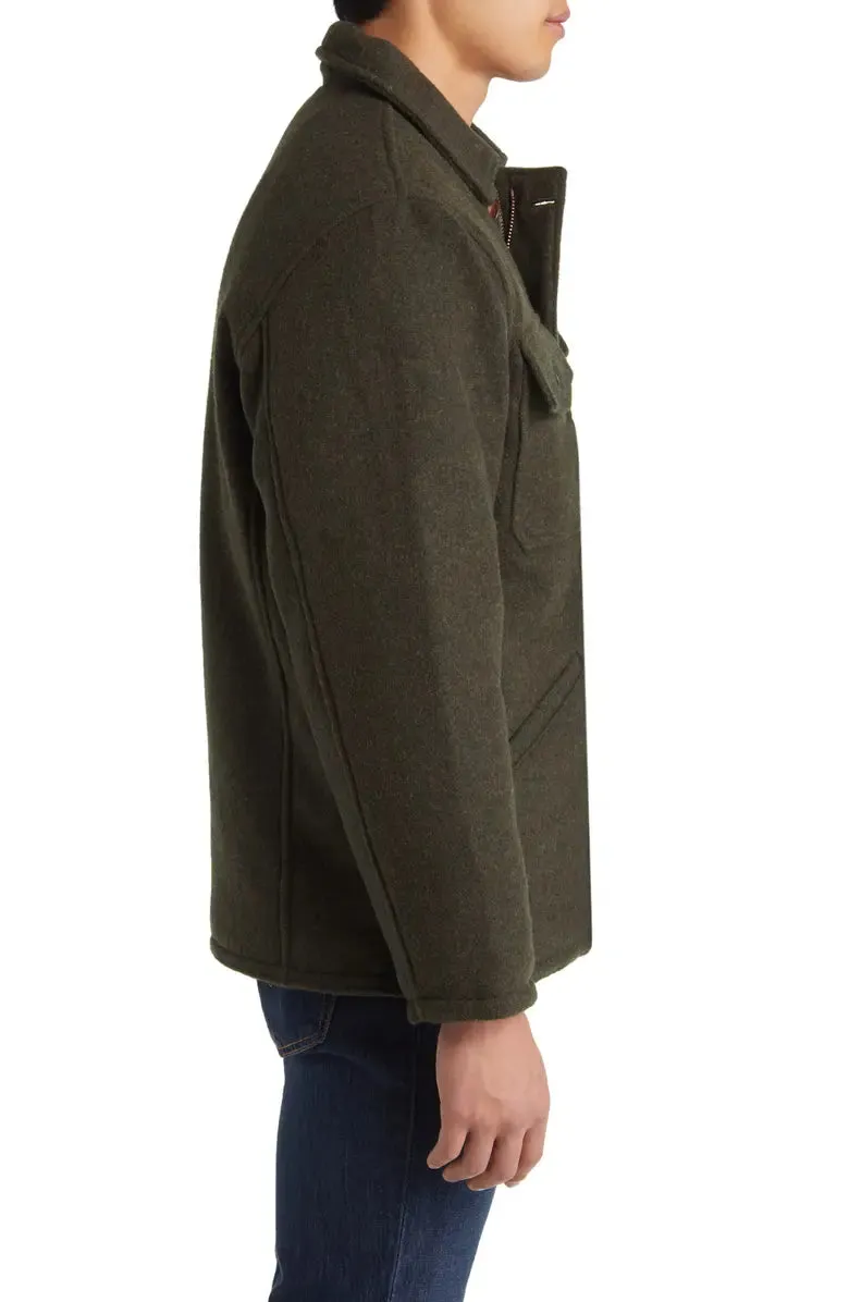 Green Wool Blend Jacket