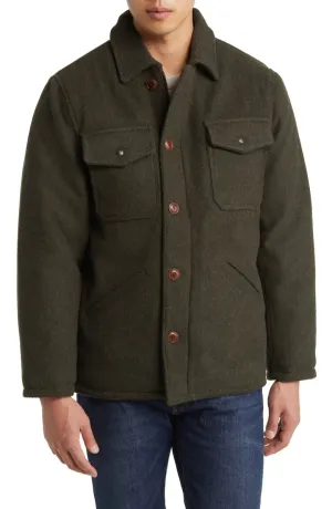 Green Wool Blend Jacket