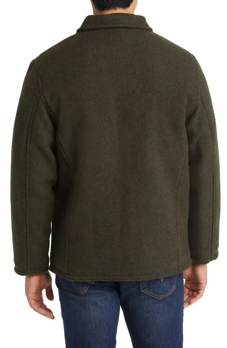 Green Wool Blend Jacket