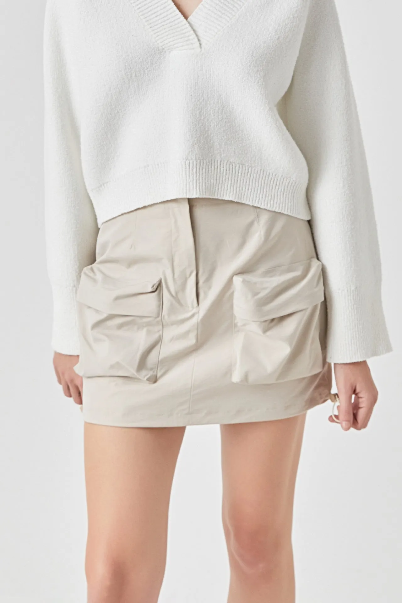 Grey Lab - Cargo Mini Skirt