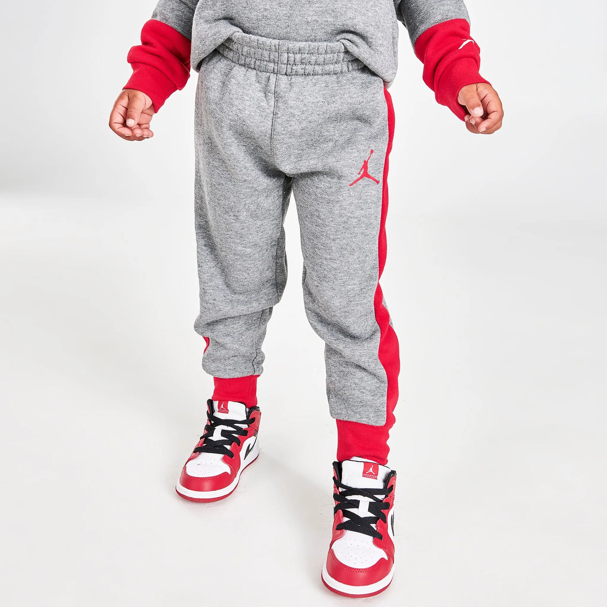Jordan Child Boys' Crew and Pants Set / Carbon Heather