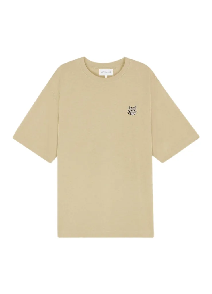 Maison Kitsune Bold Fox Head Patch Oversize Tee Shirt LM00107KJ0119