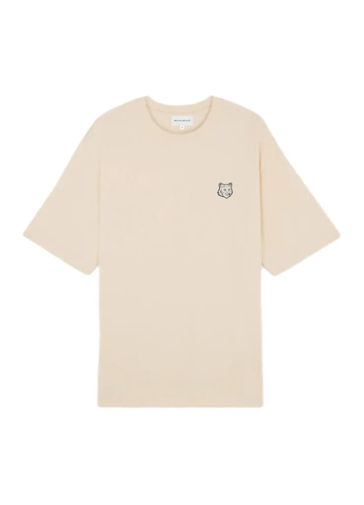 Maison Kitsune Bold Fox Head Patch Oversize Tee Shirt LM00107KJ0119