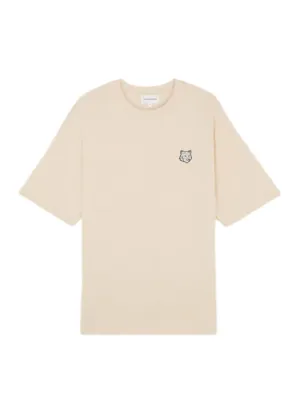 Maison Kitsune Bold Fox Head Patch Oversize Tee Shirt LM00107KJ0119