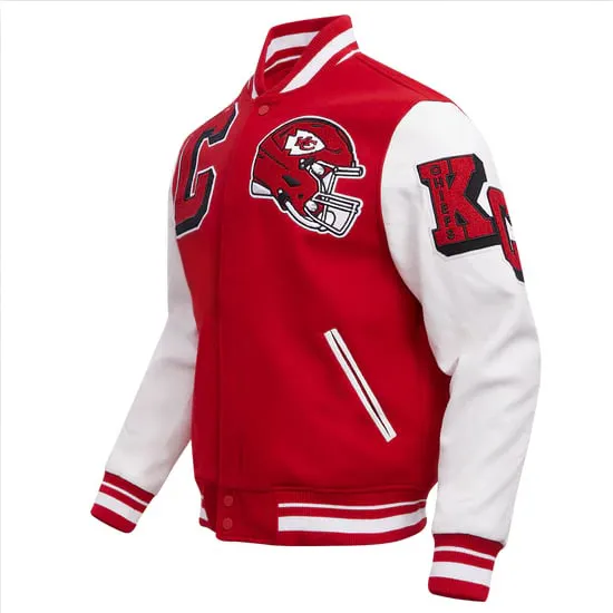 NFL KANSAS CITY CHIEFS MASHUP MEN'S WOOL VARSITY JACKET
