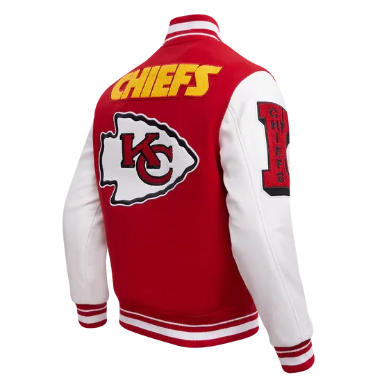 NFL KANSAS CITY CHIEFS MASHUP MEN'S WOOL VARSITY JACKET