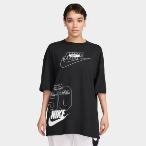 Nike Sportswear Women's Oversized Dance Graphic T-Shirt / Black
