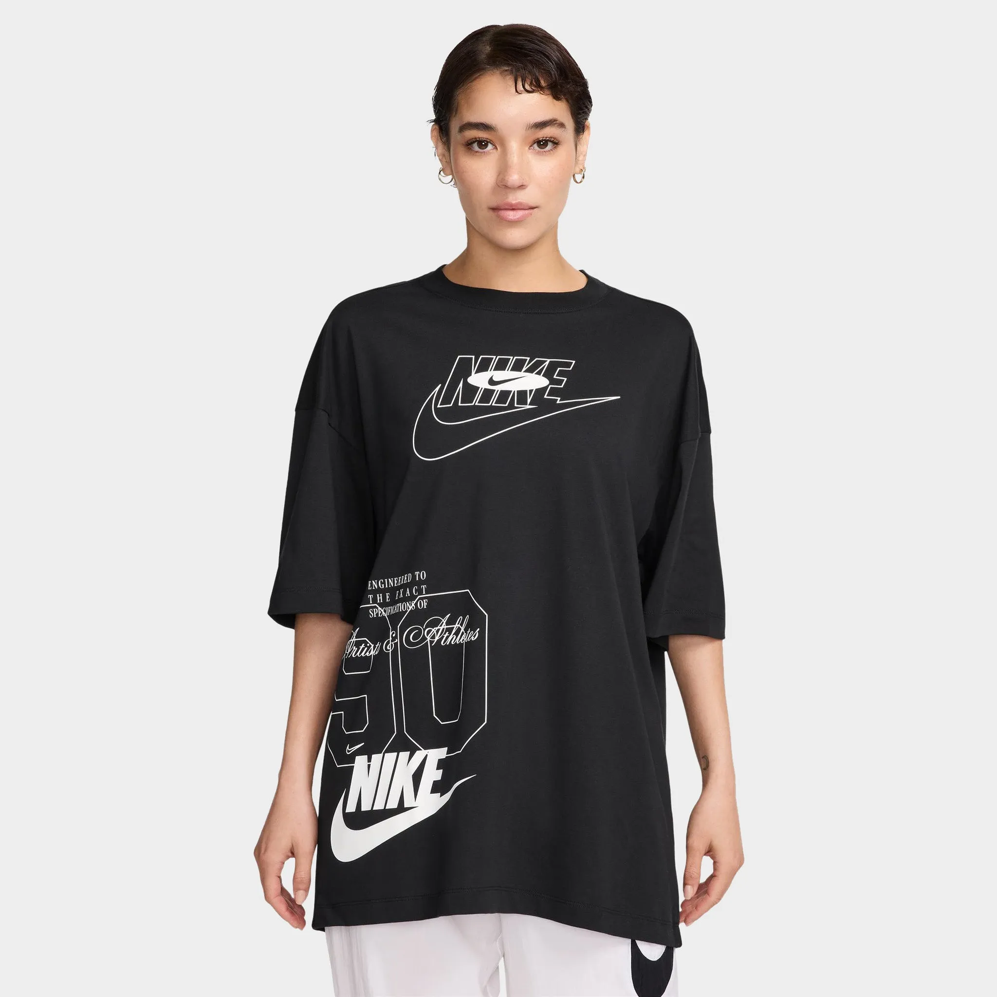 Nike Sportswear Women's Oversized Dance Graphic T-Shirt / Black