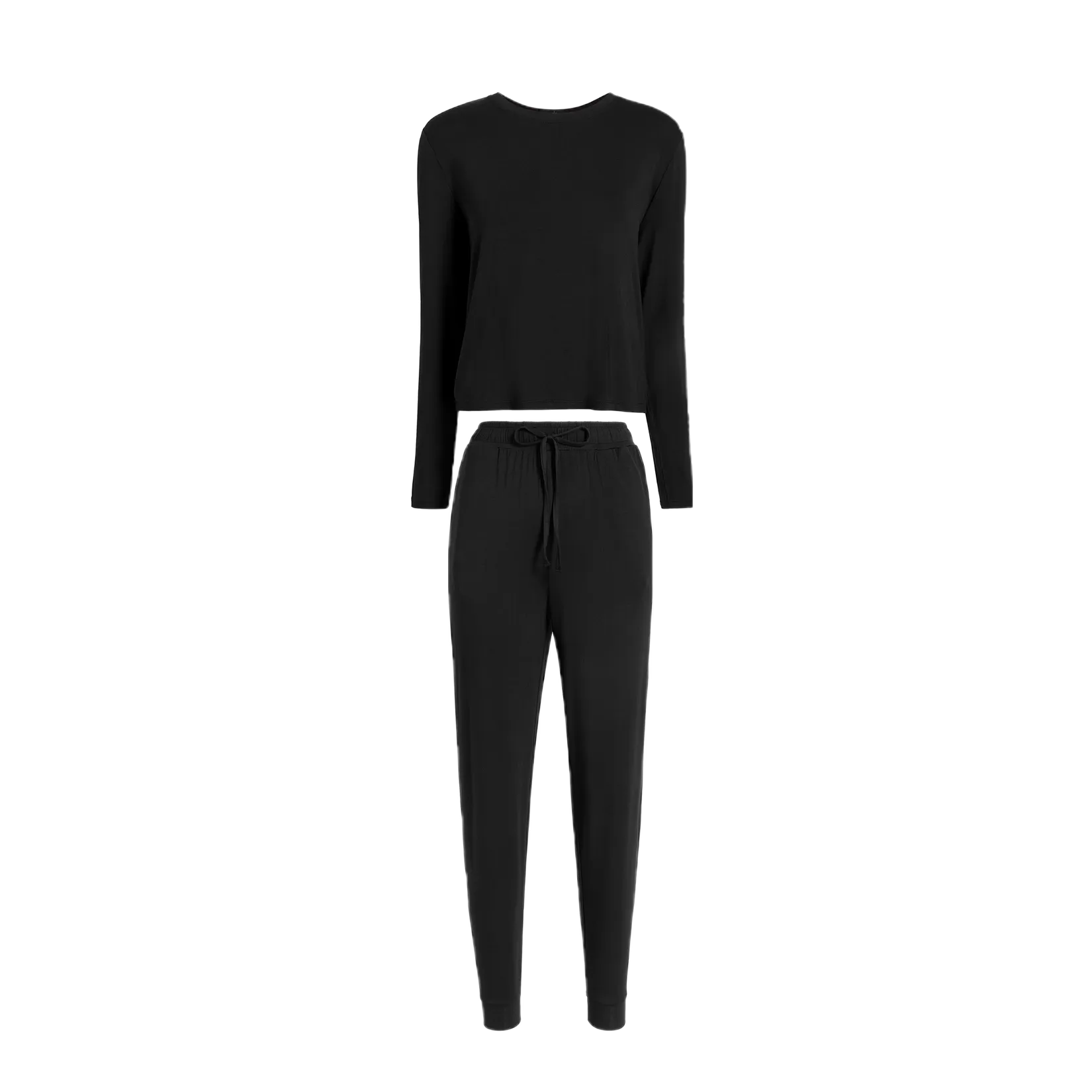 Pajama Jogger Set | Black