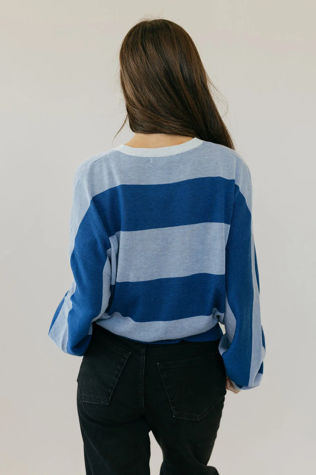 Peyton Top-Blue Multi