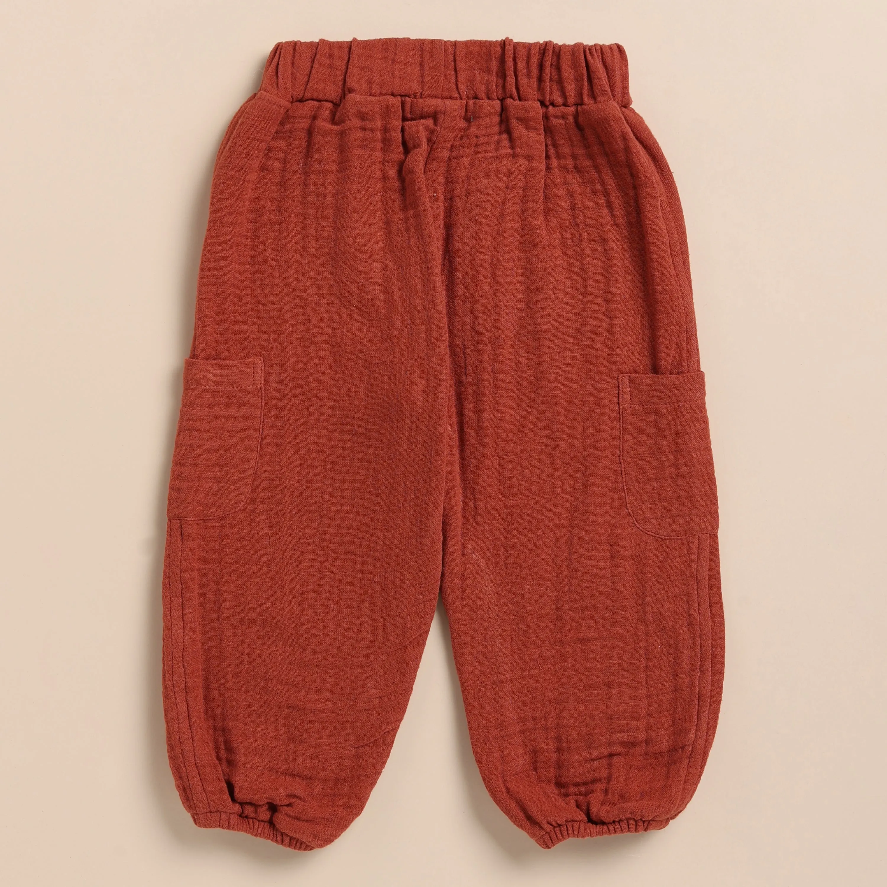 Picante Organic Muslin Short Sleeve Henley Tshirt With Lounge Pant Set