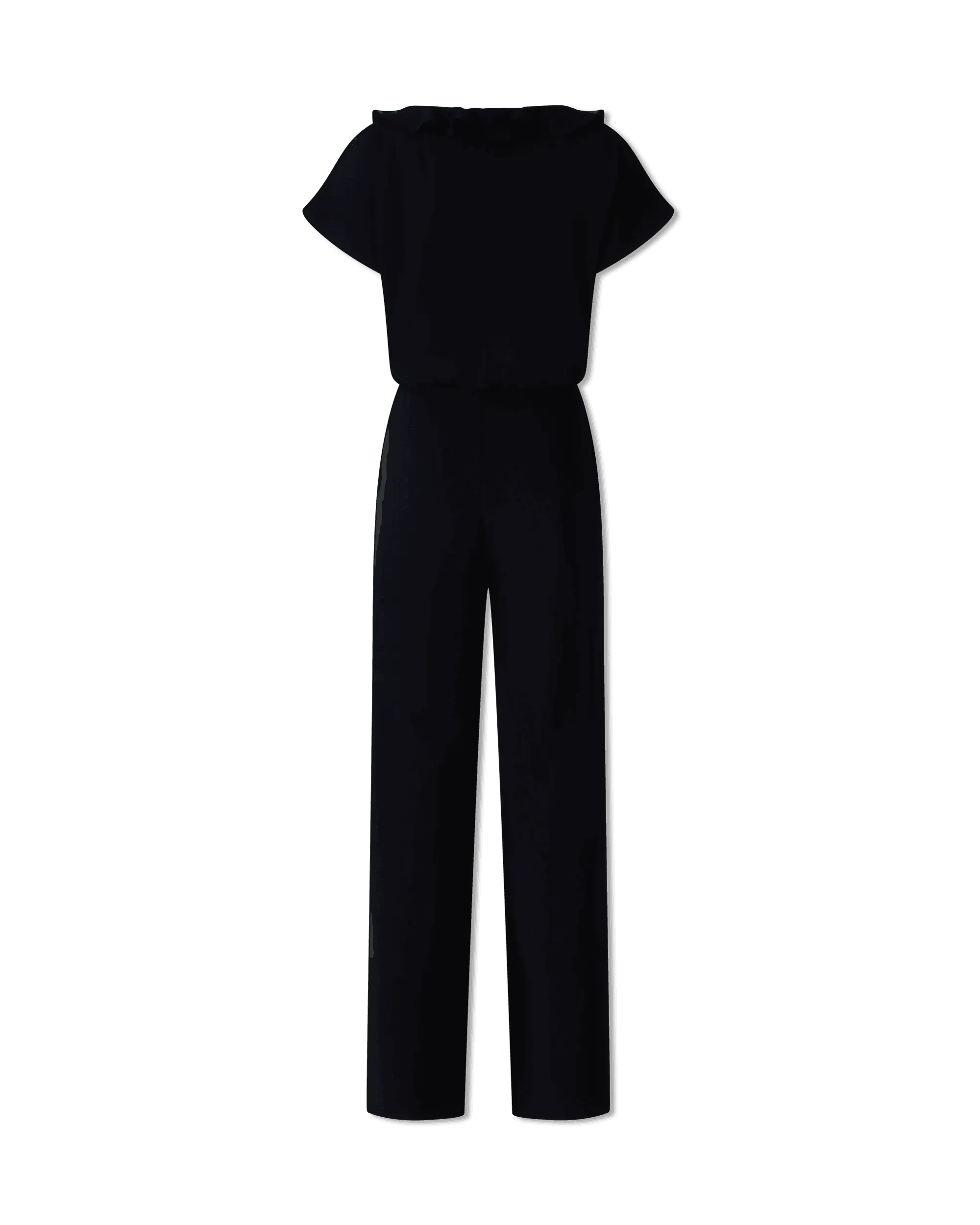 Ruffled Front Jumpsuit