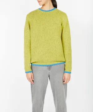 Slaney Crew Neck Sweater Chartreuse