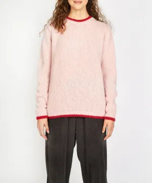 Slaney Crew Neck Sweater Pink Mist