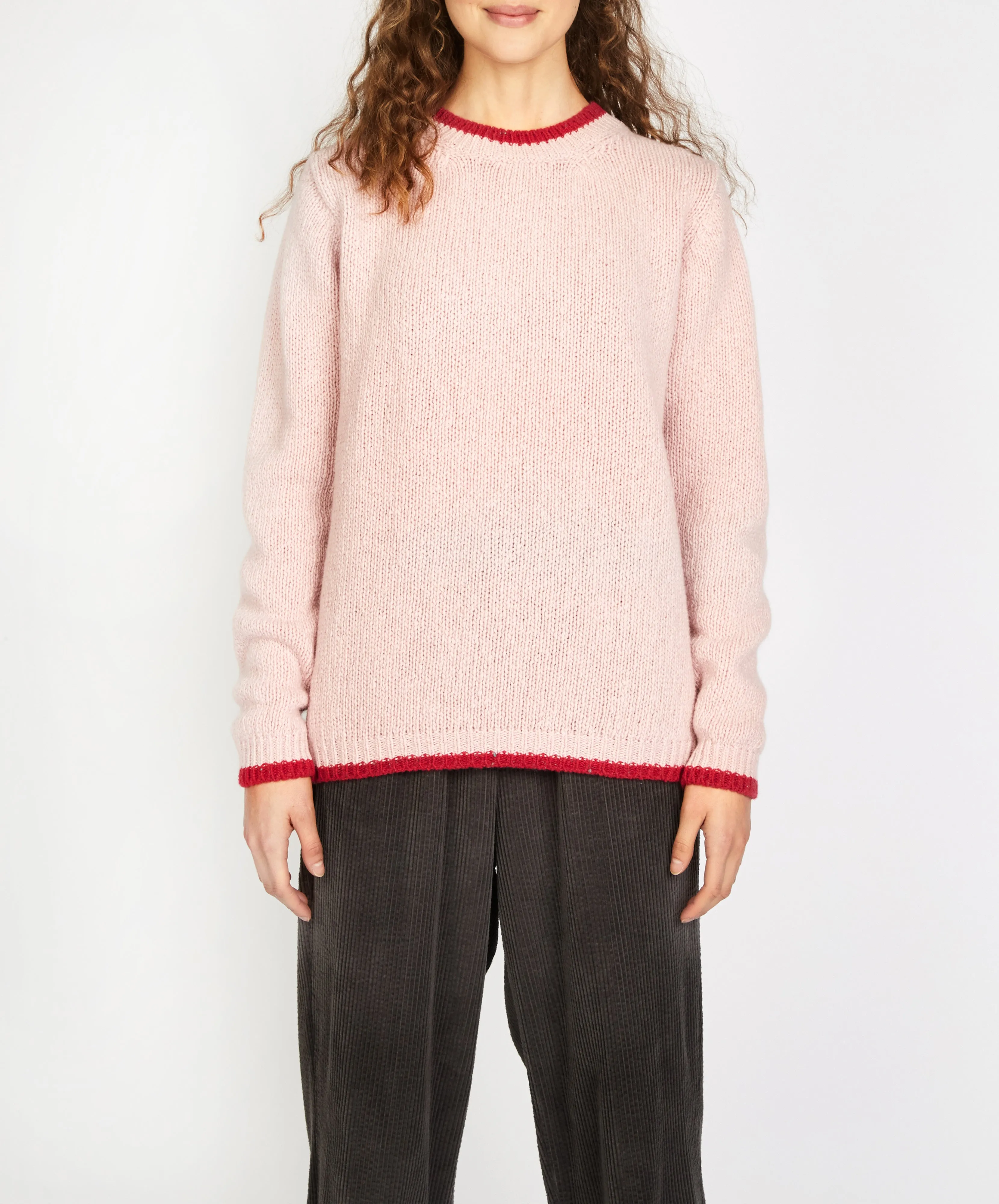 Slaney Crew Neck Sweater Pink Mist