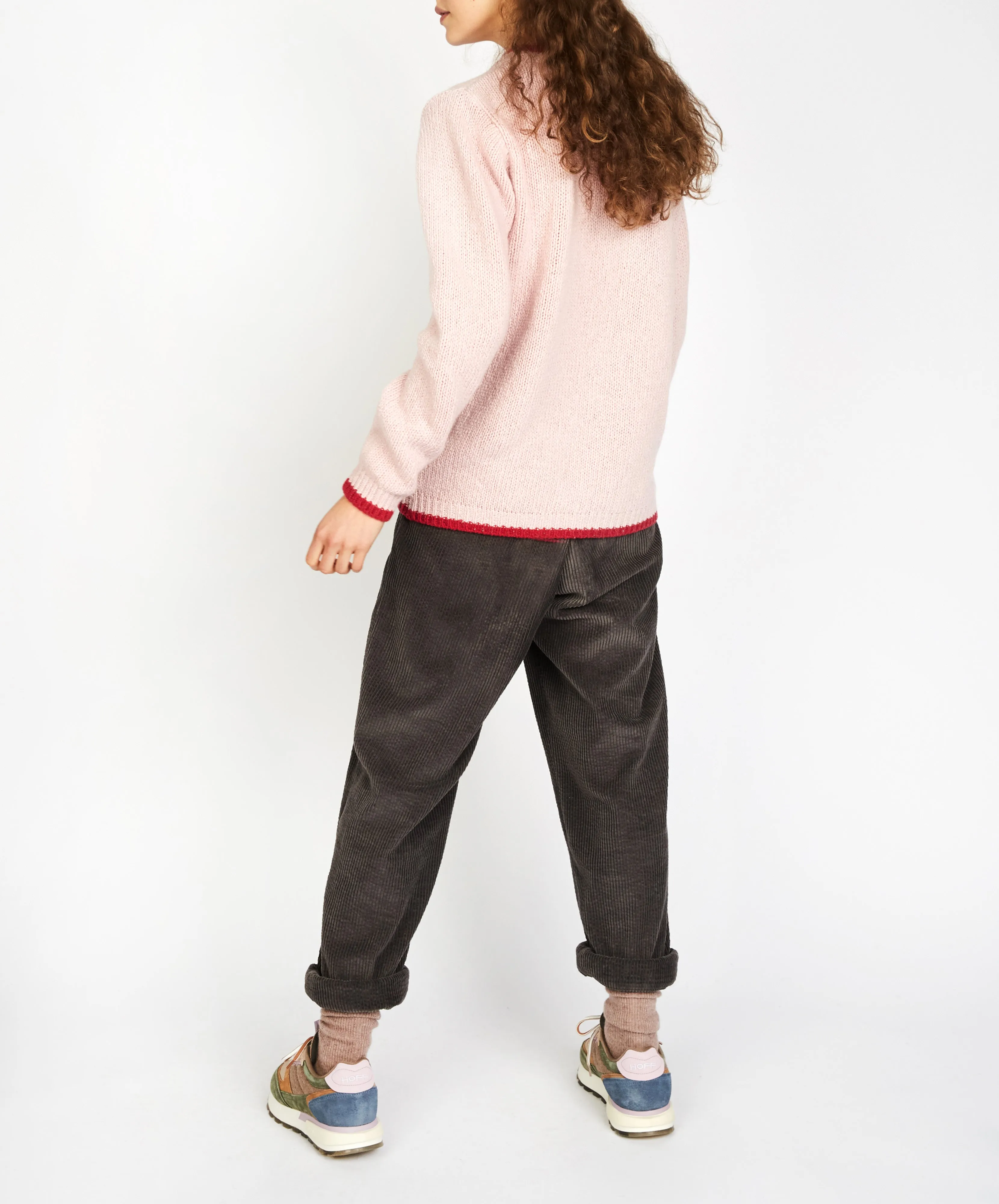 Slaney Crew Neck Sweater Pink Mist