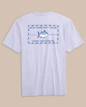 Southern Tide Heather Original Skipjack T-Shirt - Heather Wisteria Purple