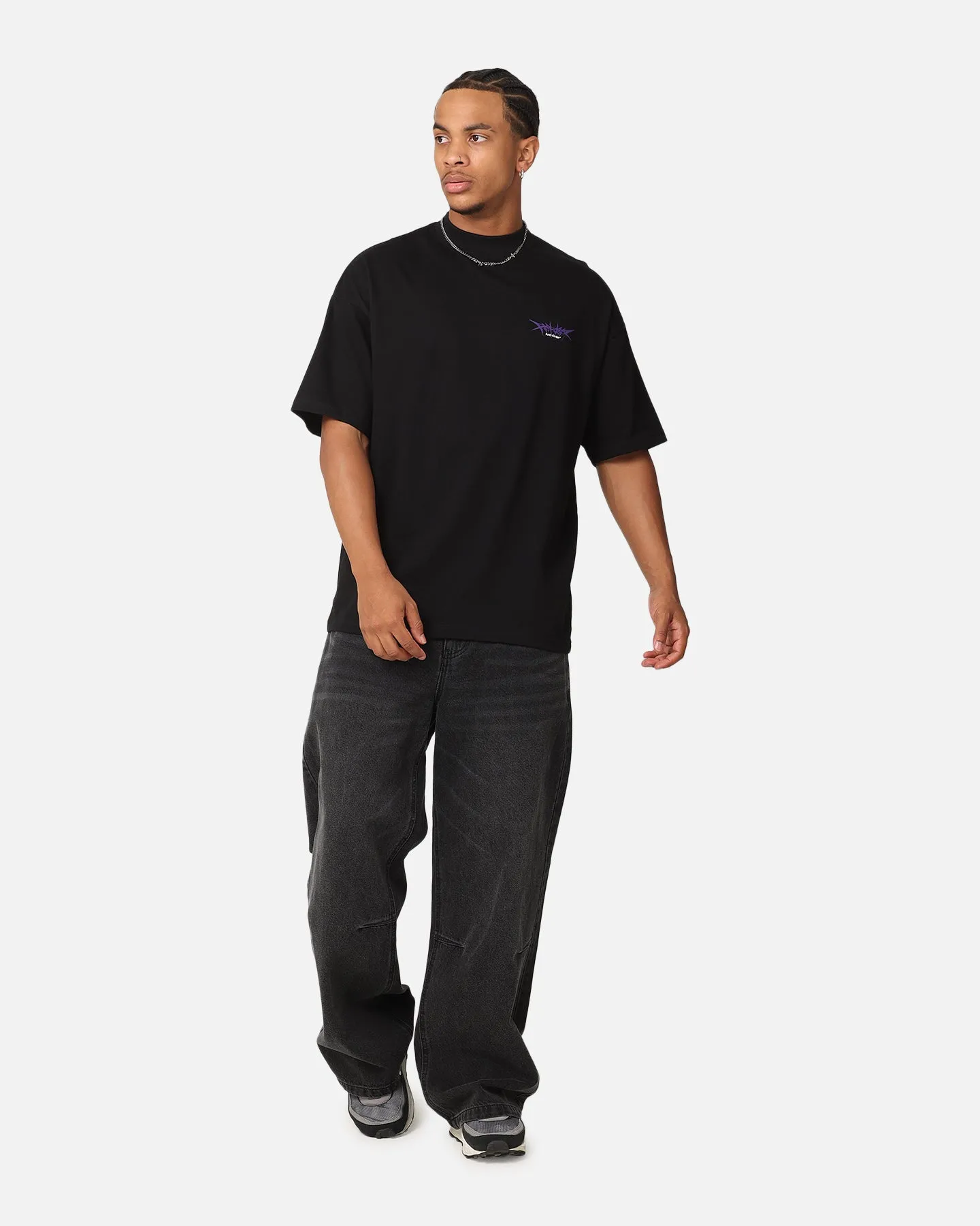 The Anti Order Metal Mock Neck T-Shirt Black