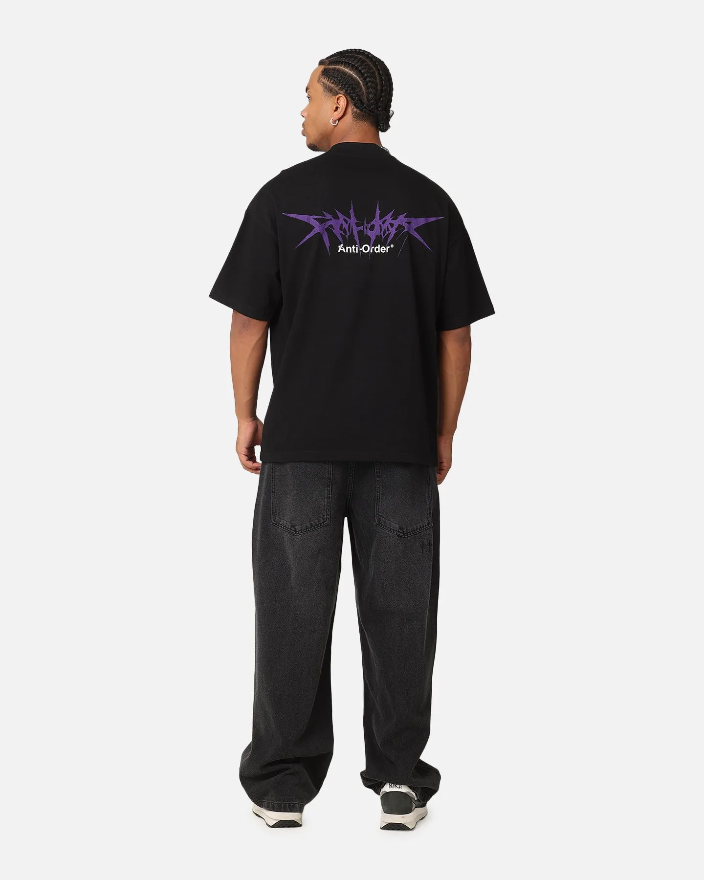 The Anti Order Metal Mock Neck T-Shirt Black