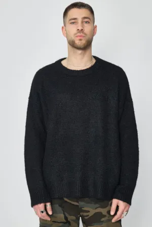 THE SARMATO OVERSIZED KNITTED CREWNECK SWEATER