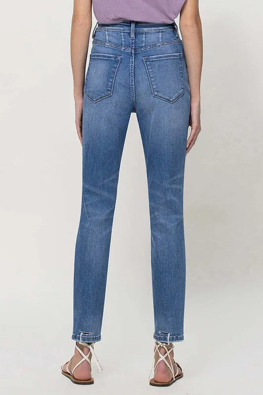 Vervet Distressed Mom Jeans