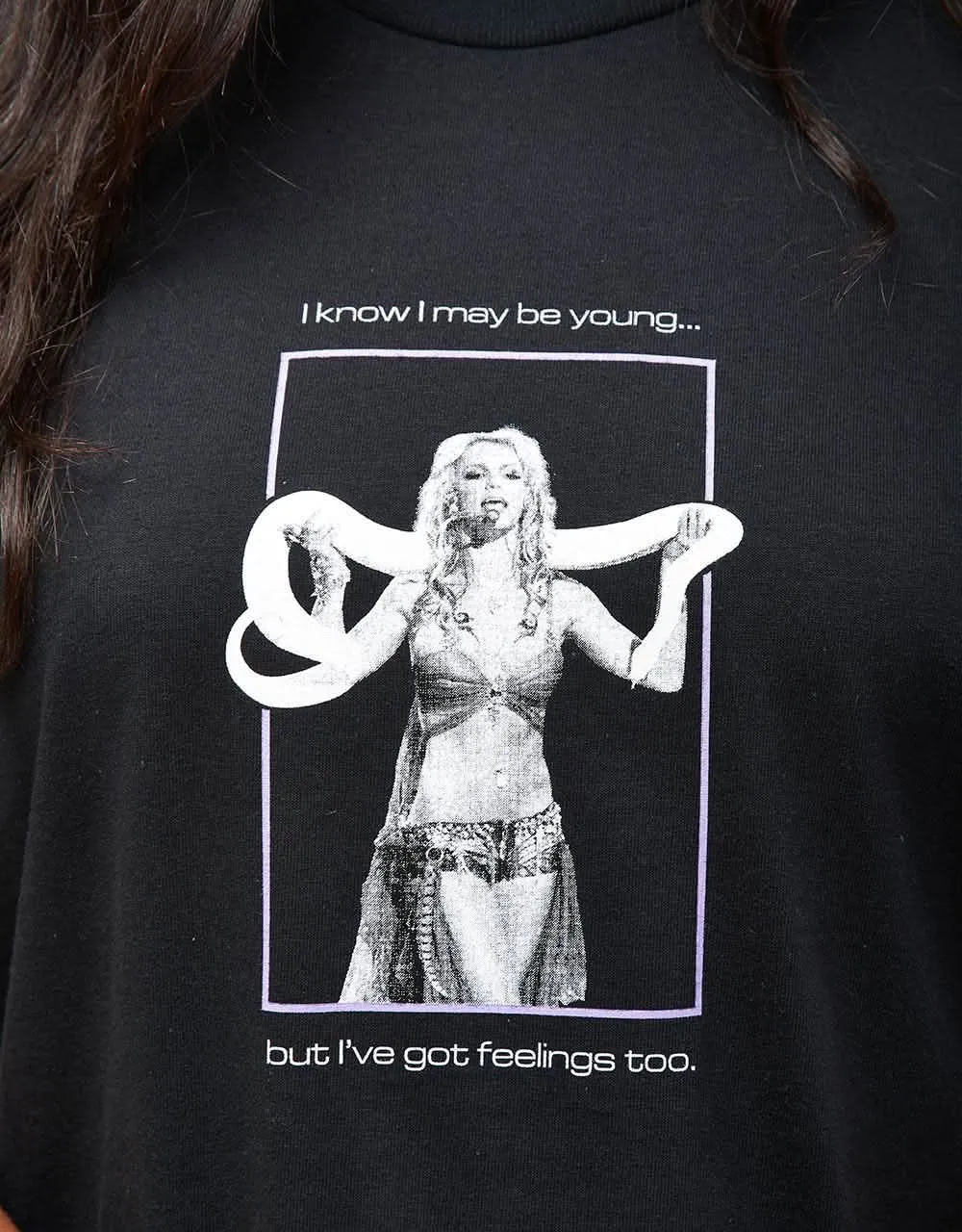 Welcome x Britney Spears Princess T-Shirt - Black