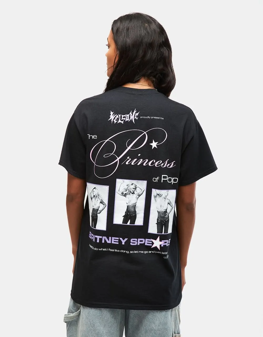 Welcome x Britney Spears Princess T-Shirt - Black