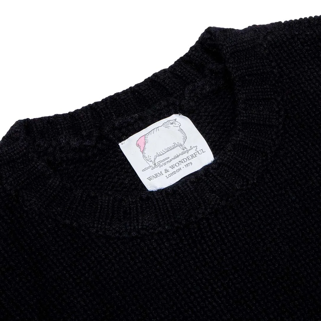Women's Cashmere Sheep Cardigan Black